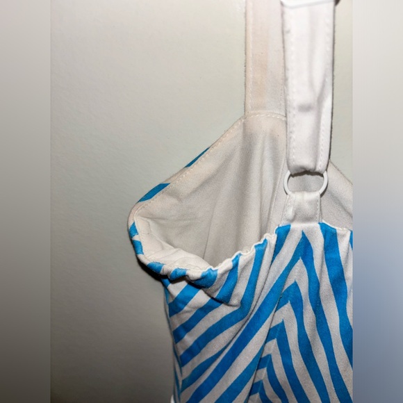 Vixen by Micheline Pitt Dollface Dress Blue and White (M) - Picture 9 of 11